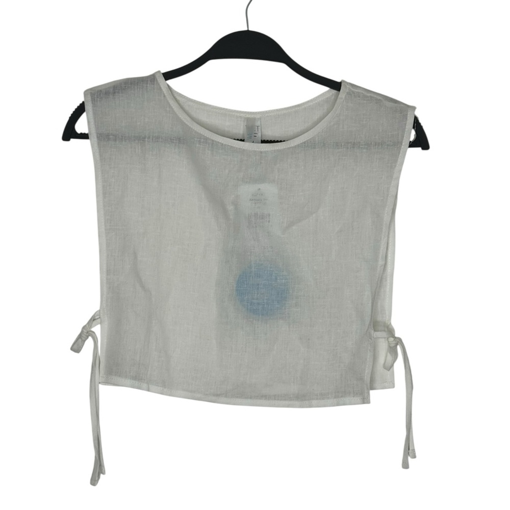 Wet Swim Linen Mix Cover Up Crop Top, NWT, Size Small